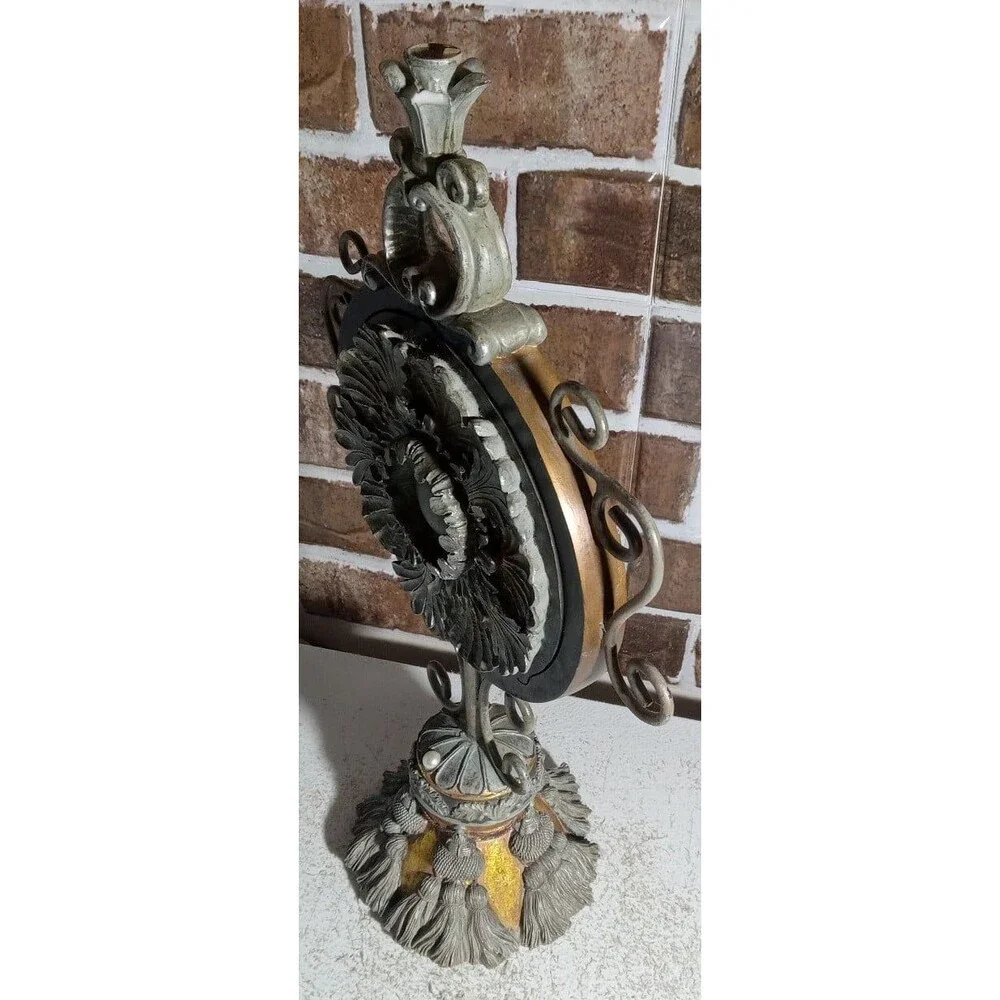 Vintage Victorian Cast iron Vanity Mirror